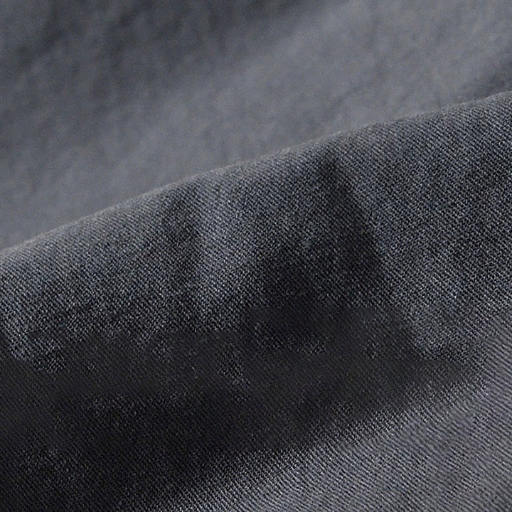 Camicia da uomo in cotone con maniche lunghe e bottoni, modello Buddha Stones Fall Solid, con tasche - image 22