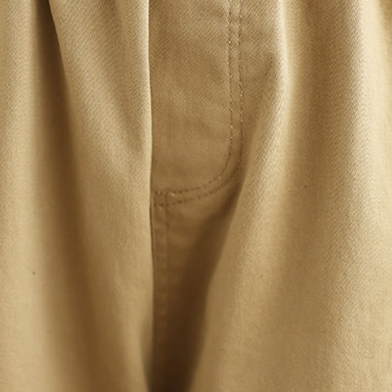 Pantaloni harem da donna in poliestere con elastico in vita e tasche, stile casual , Buddha Stones - image 6