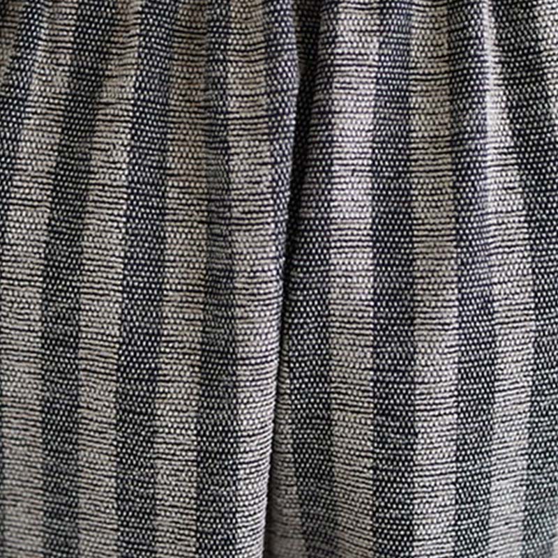 Pantaloni larghi da donna in poliestere con tasche, a righe, in velluto a coste, casual, da 7-8 Buddha Stones - image 7