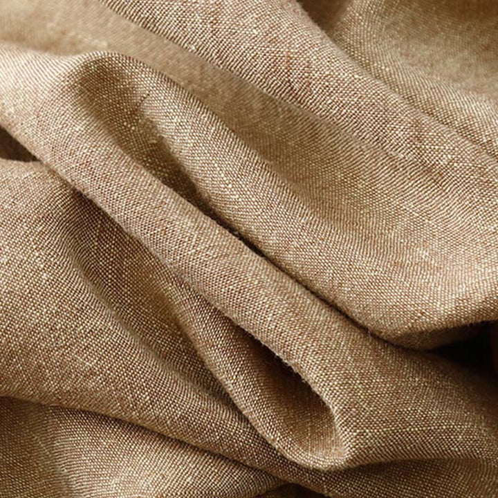 Pantaloni larghi da donna in cotone e lino, casual e semplici, con elastico in vita e tasche, modello Buddha Stones - image 9