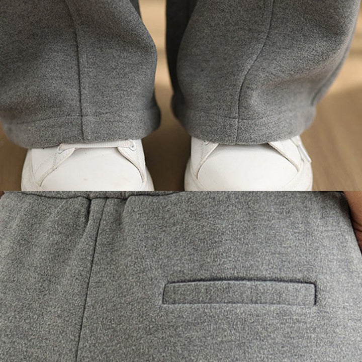 Pantaloni da donna casual in poliestere con gamba dritta e tasche , Buddha Stones - image 13