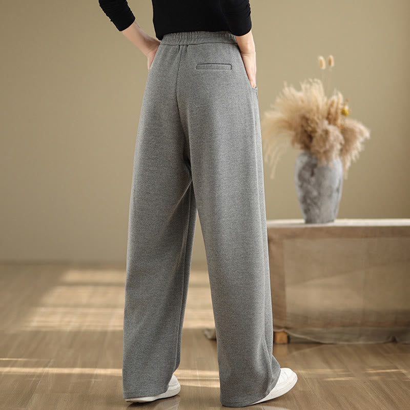 Pantaloni da donna casual in poliestere con gamba dritta e tasche , Buddha Stones - image 11