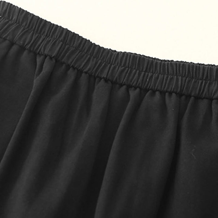 Pantaloni casual da donna in cotone e poliestere con bottoni automatici e tasche Buddha Stones - image 10