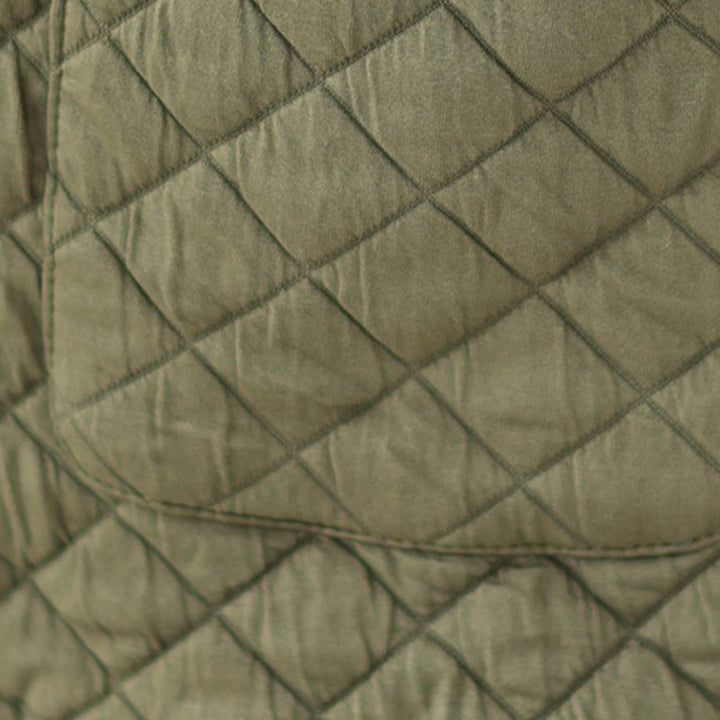 Giacca termica da donna in cotone a maniche lunghe con tasche e design con cappuccio semplice Buddha Stones - image 6