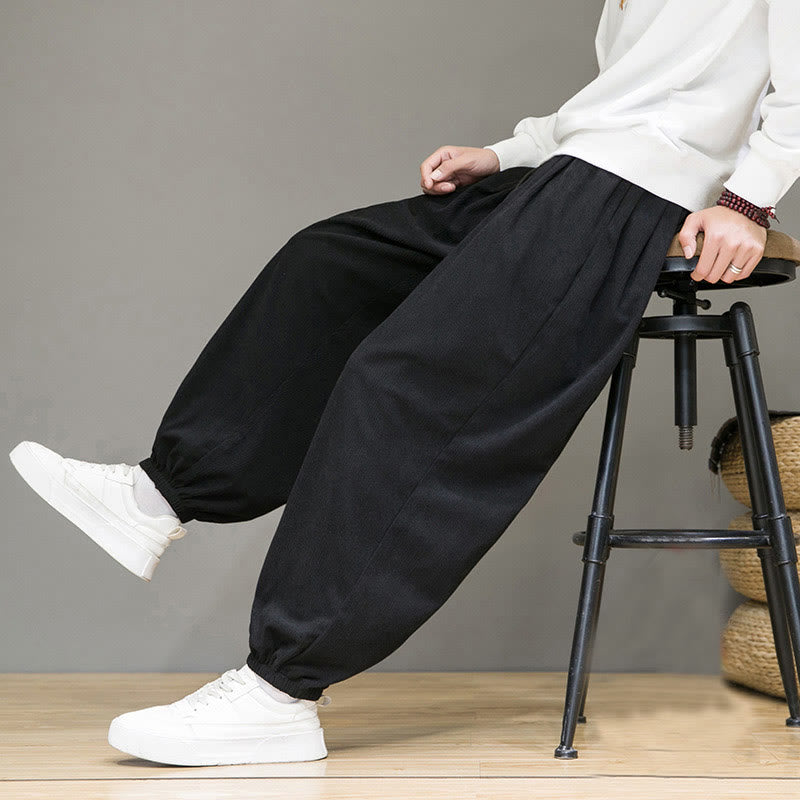 Pantaloni da uomo Buddha Stones Commute Plain, con fodera in pile termico e tasche, alla caviglia - image 15