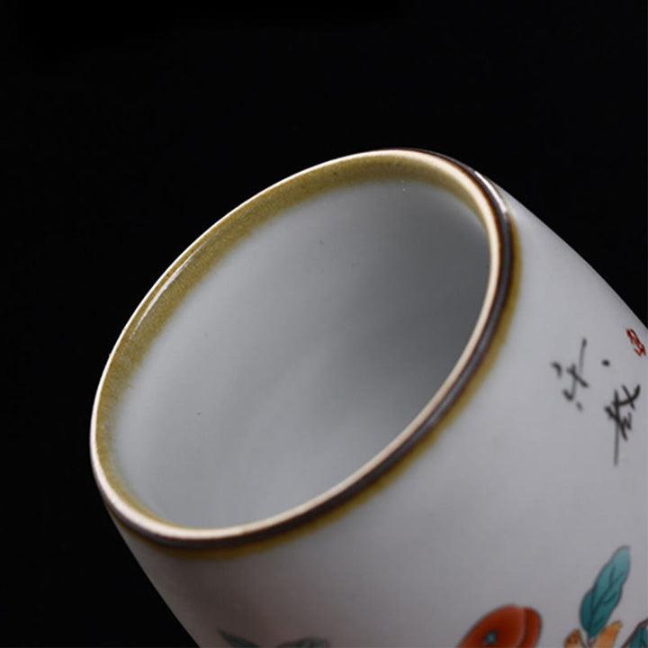 Tazza da tè Kung Fu con rami di gatto sdraiato e Buddha Stones, con scatola regalo - image 10