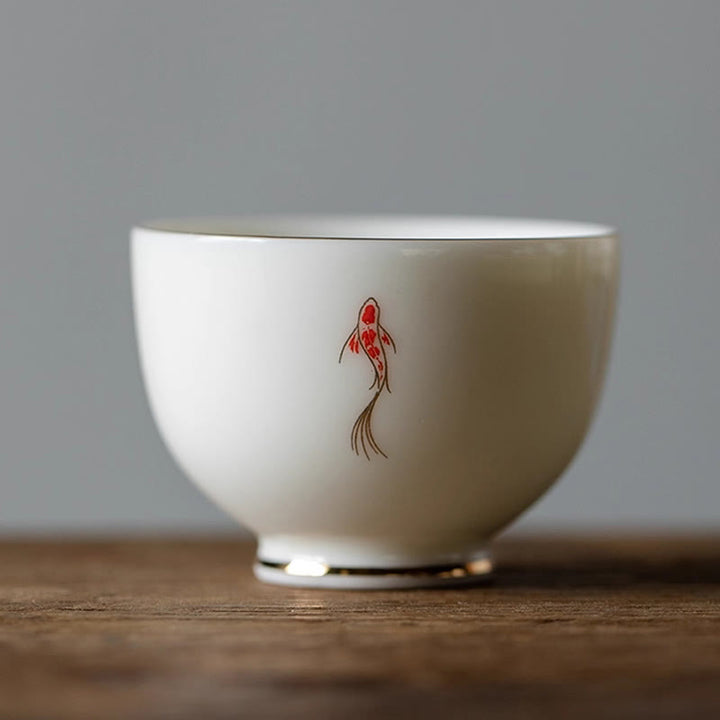 Tazza da tè Buddha Stones e pesce Koi, tazza da tè Kung Fu - image 1