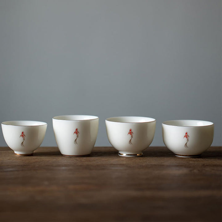 Tazza da tè Buddha Stones e pesce Koi, tazza da tè Kung Fu - image 14