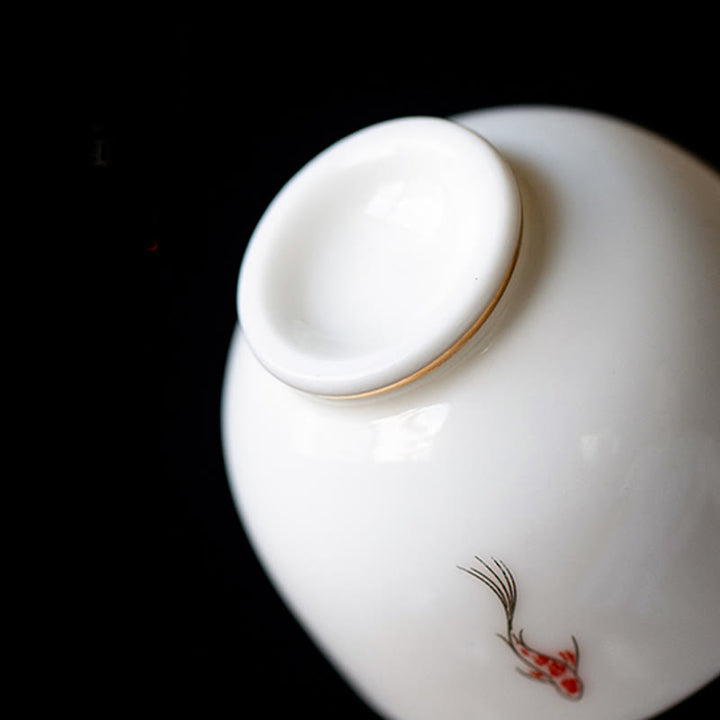 Tazza da tè Buddha Stones e pesce Koi, tazza da tè Kung Fu - image 9
