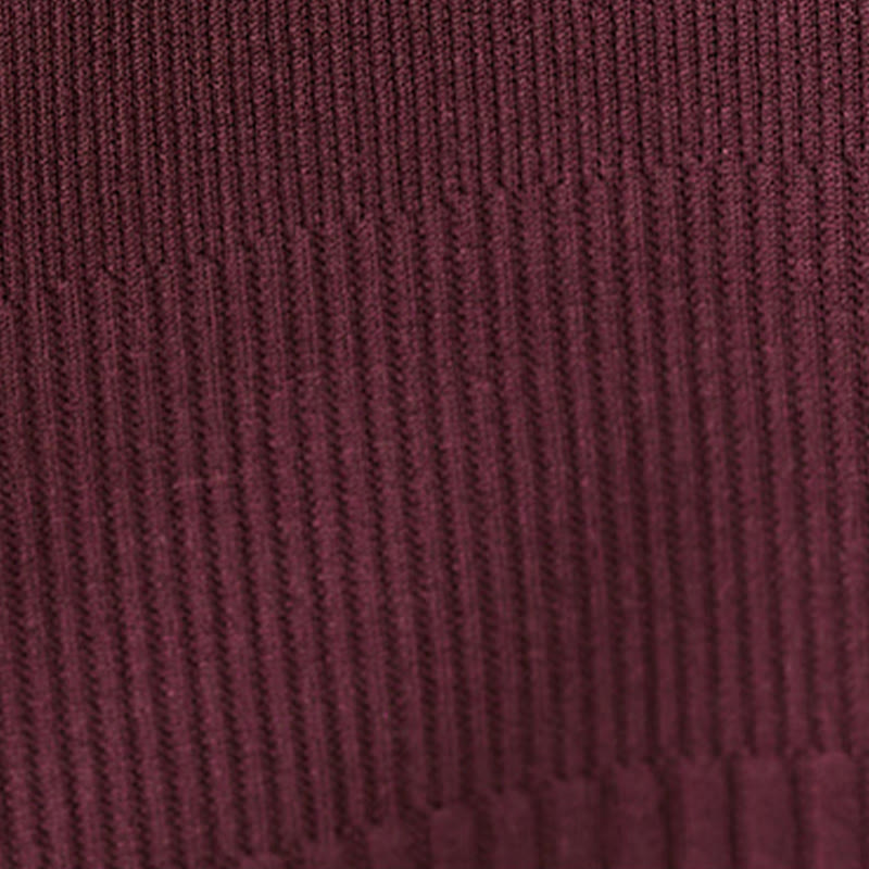 Abito midi invernale con maniche lunghe e collo alto, orlo irregolare e tasche, motivo Buddha Stones - image 8