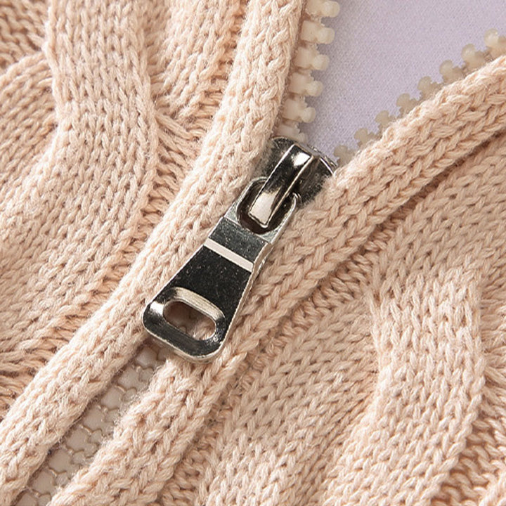 Maglione da uomo in cotone a maniche lunghe con collo alto e cerniera, modello Buddha Stones Winter Textured - image 9