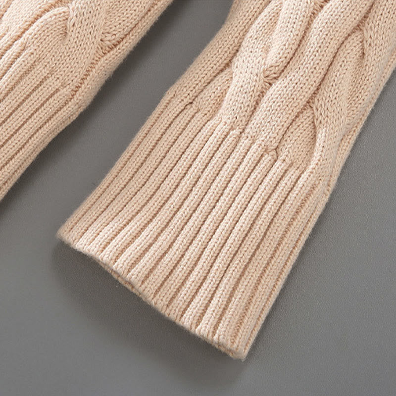 Maglione da uomo in cotone a maniche lunghe con collo alto e cerniera, modello Buddha Stones Winter Textured - image 11