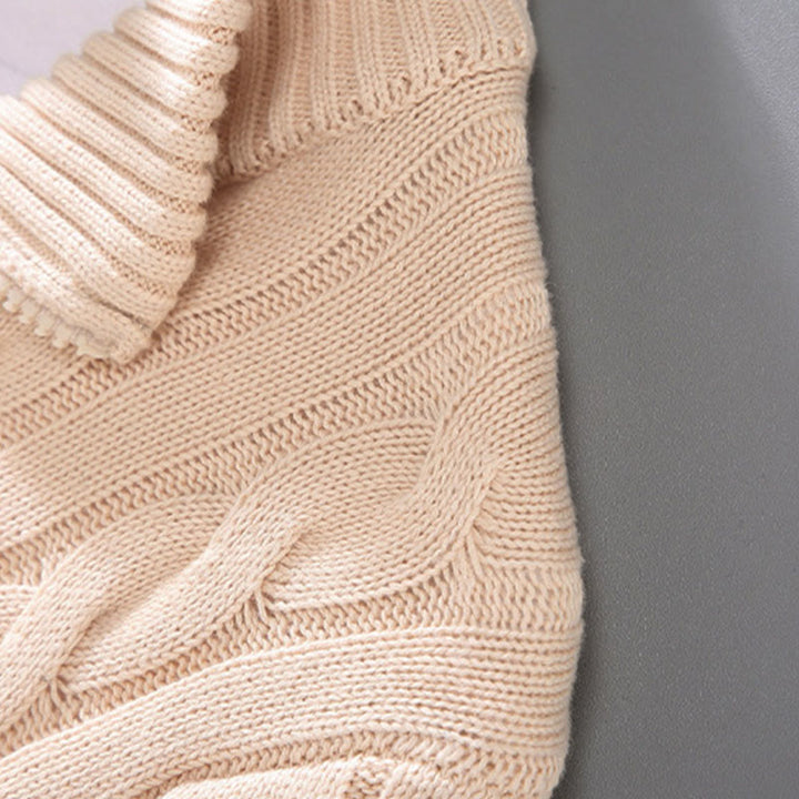 Maglione da uomo in cotone a maniche lunghe con collo alto e cerniera, modello Buddha Stones Winter Textured - image 8