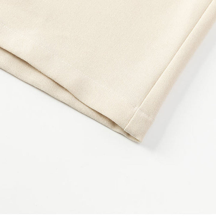 Buddha Stones Camicie da uomo a maniche lunghe con bottoni nascosti, modello a tinta unita autunnale - image 6