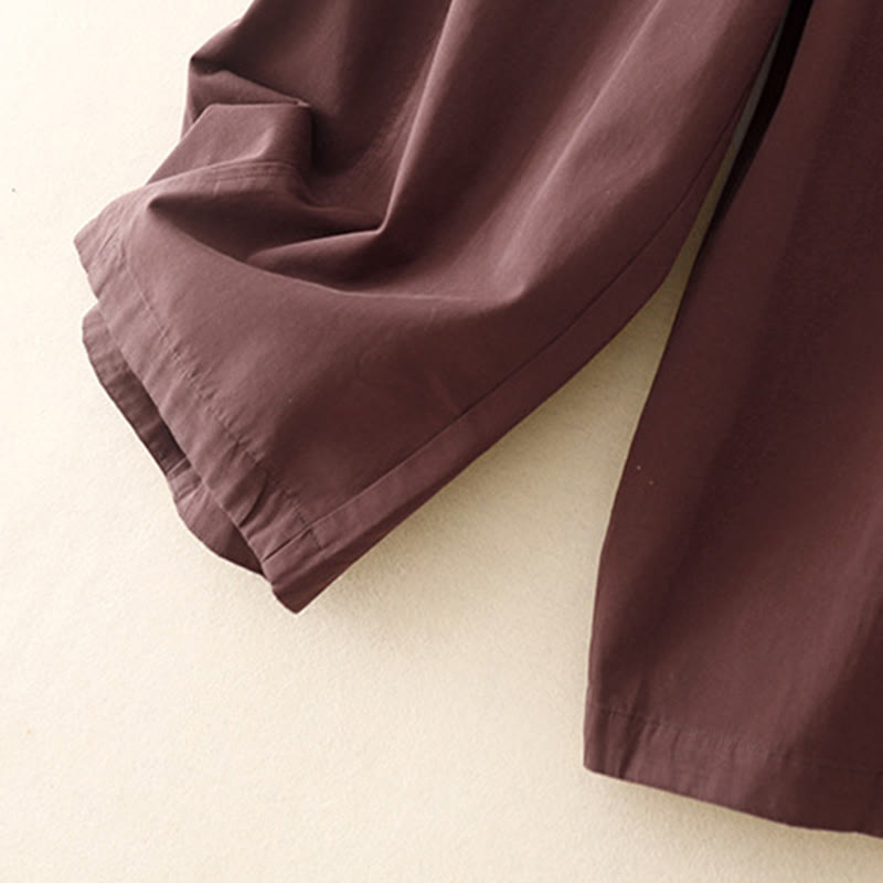 Pantaloni harem da donna in cotone con tasche, lunghezza 7-8, modello Buddha Stones - image 9
