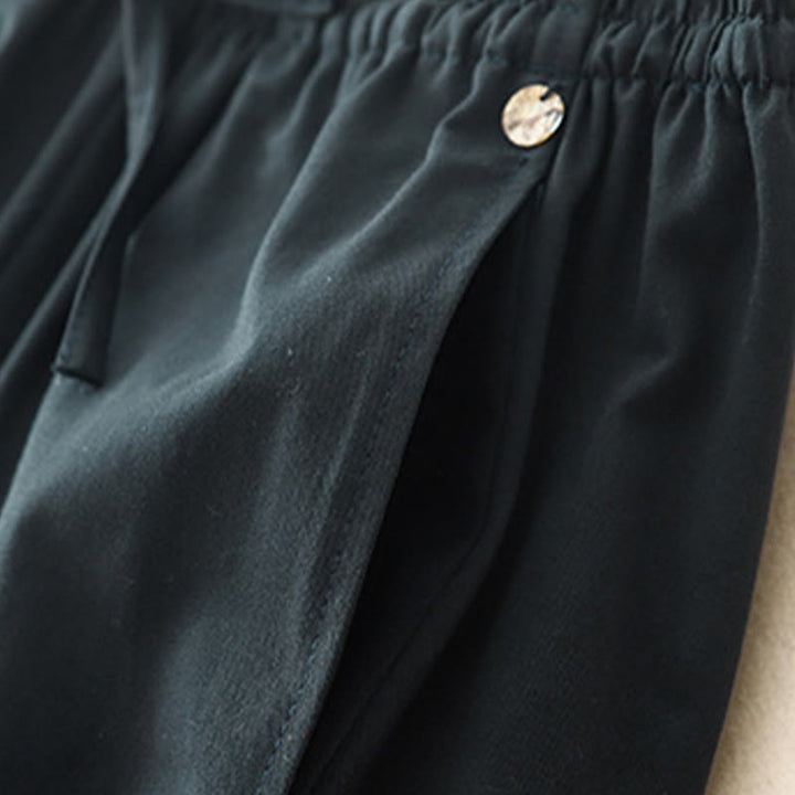 Pantaloni harem da donna in cotone con tasche, lunghezza 7-8, modello Buddha Stones - image 19