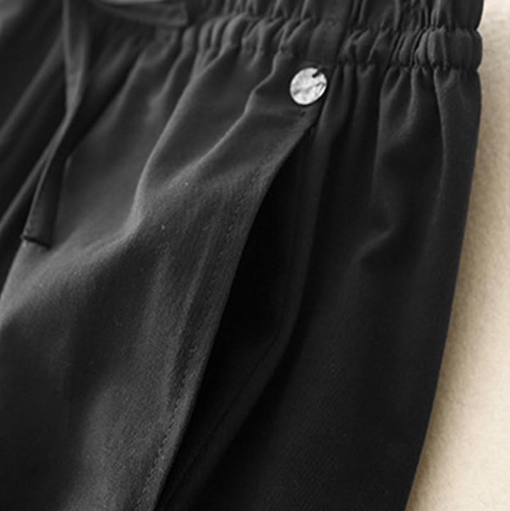 Pantaloni harem da donna in cotone con tasche, lunghezza 7-8, modello Buddha Stones - image 15