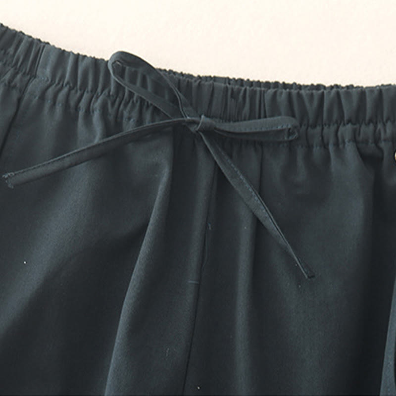 Pantaloni harem da donna in cotone con tasche, lunghezza 7-8, modello Buddha Stones - image 18