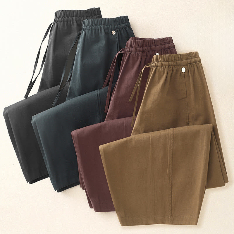 Pantaloni harem da donna in cotone con tasche, lunghezza 7-8, modello Buddha Stones - image 23