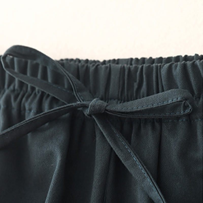 Pantaloni harem da donna in cotone con tasche, lunghezza 7-8, modello Buddha Stones - image 20