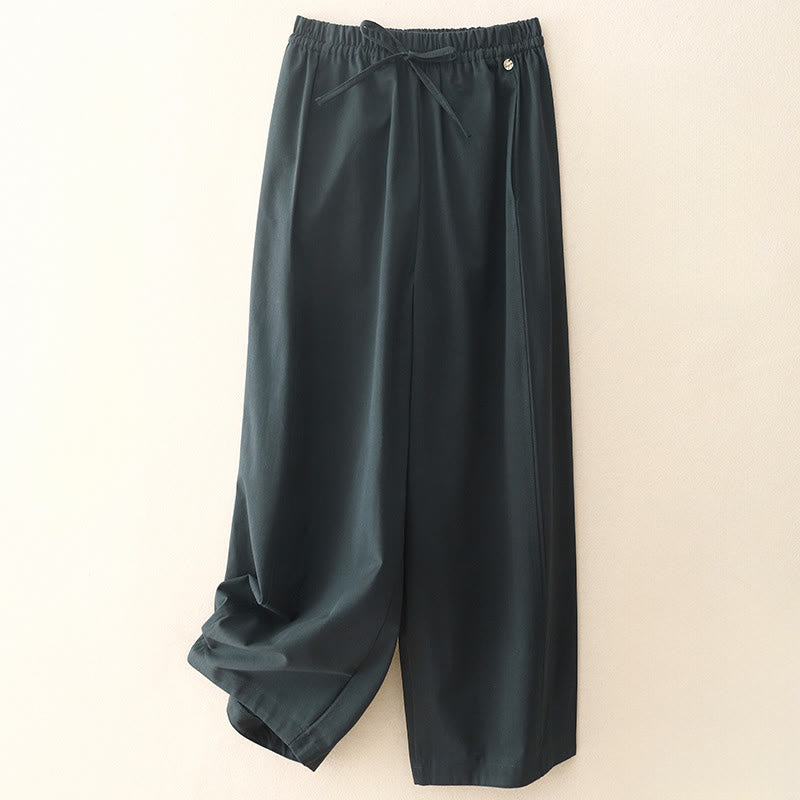 Pantaloni harem da donna in cotone con tasche, lunghezza 7-8, modello Buddha Stones - Grigio ardesia scuro - US8-10, UK/AU12-14, EU40-42 (2XL) - image 17