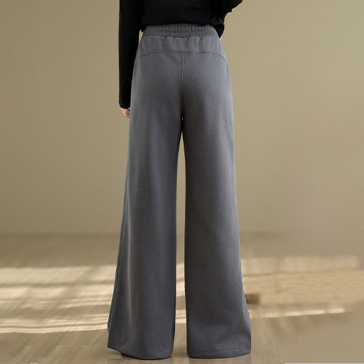 Buddha Stones Pantaloni larghi da donna in cotone casual con tasche - image 17