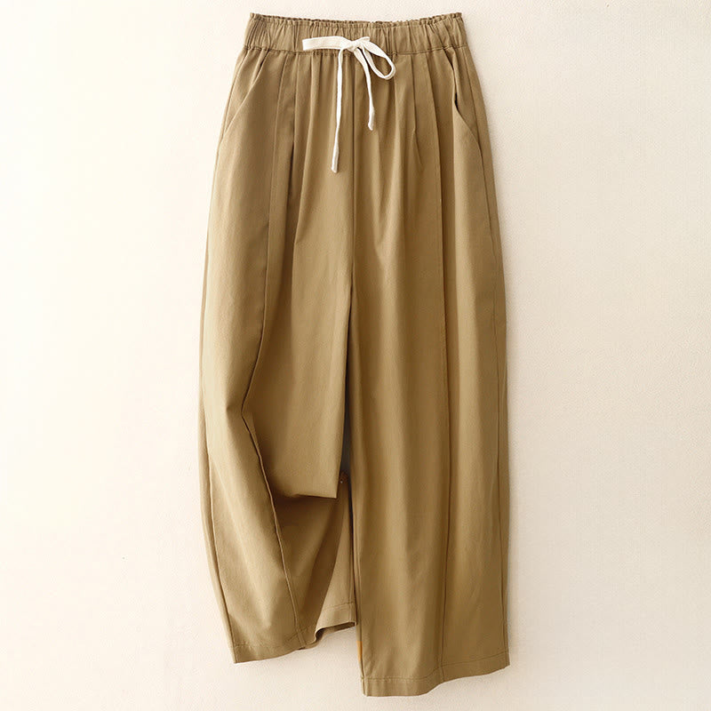 Pantaloni casual da donna in cotone e poliestere con tasche Buddha Stones - Perù - US8-10, UK/AU12-14, EU40-42 (2XL) - image 0