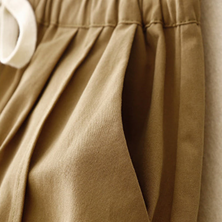 Pantaloni casual da donna in cotone e poliestere con tasche Buddha Stones - image 4