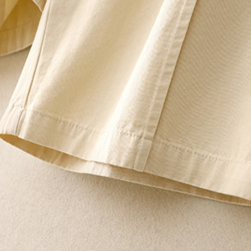 Pantaloni casual da donna in cotone e poliestere con tasche Buddha Stones - image 7