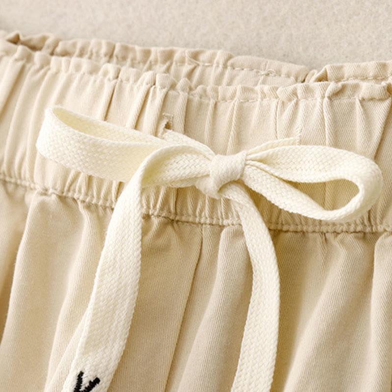 Pantaloni casual da donna in cotone e poliestere con tasche Buddha Stones - image 8