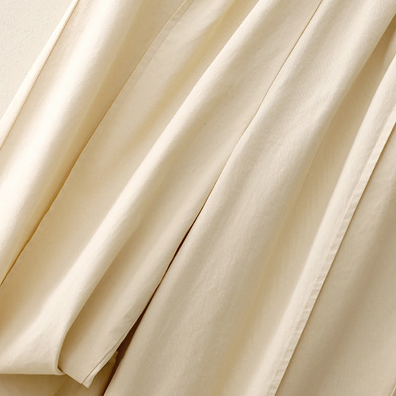 Pantaloni casual da donna in cotone e poliestere con tasche Buddha Stones - image 10