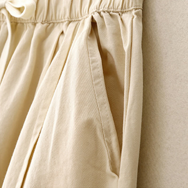 Pantaloni casual da donna in cotone e poliestere con tasche Buddha Stones - image 12