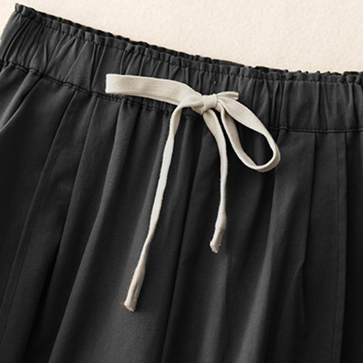 Pantaloni casual da donna in cotone e poliestere con tasche Buddha Stones - image 15