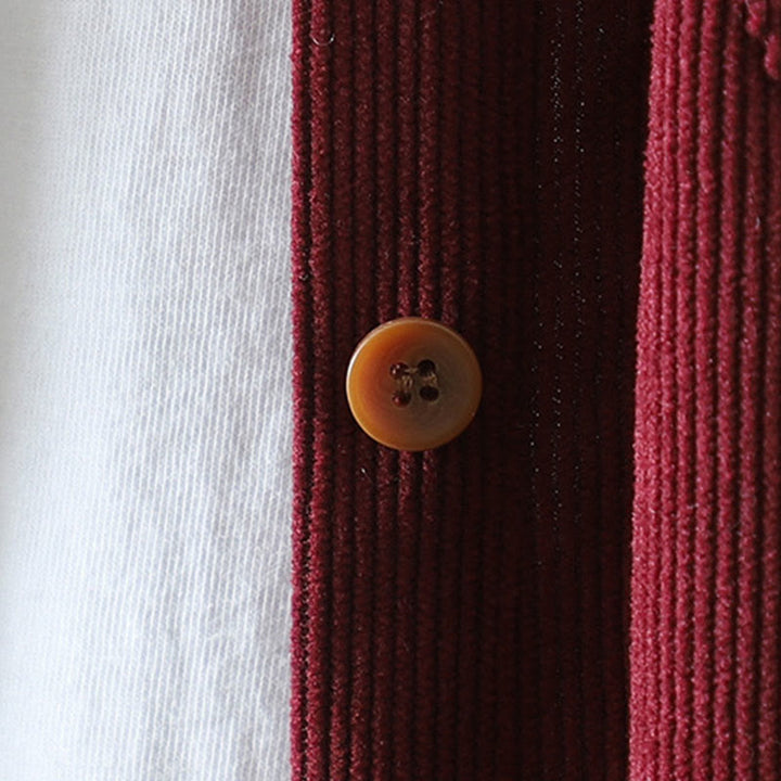 Giacca da donna in velluto a coste con maniche lunghe in cotone e tasche Buddha Stones - image 17