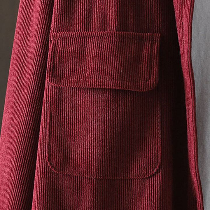Giacca da donna in velluto a coste con maniche lunghe in cotone e tasche Buddha Stones - image 16