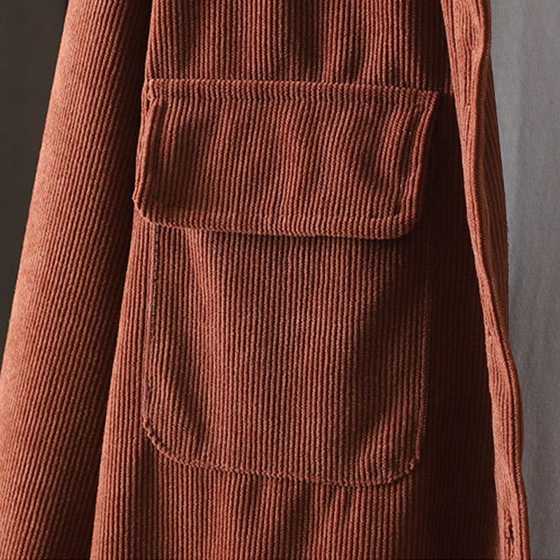 Giacca da donna in velluto a coste con maniche lunghe in cotone e tasche Buddha Stones - image 10