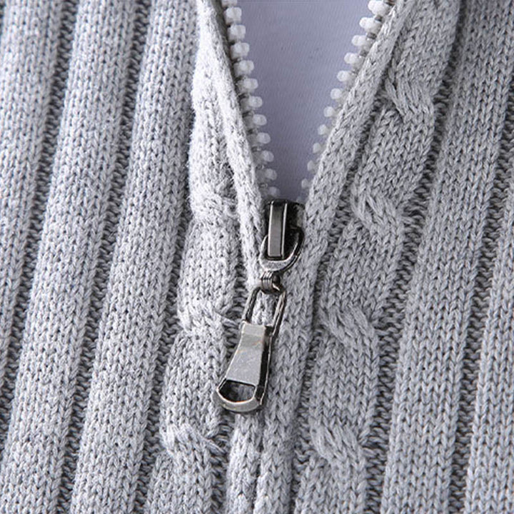 Giacca a collo alto da uomo in cotone con maniche lunghe e cerniera semplice Buddha Stones Spring - image 4