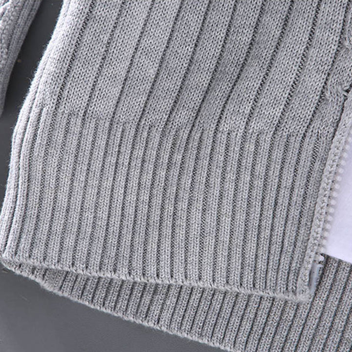 Giacca a collo alto da uomo in cotone con maniche lunghe e cerniera semplice Buddha Stones Spring - image 8