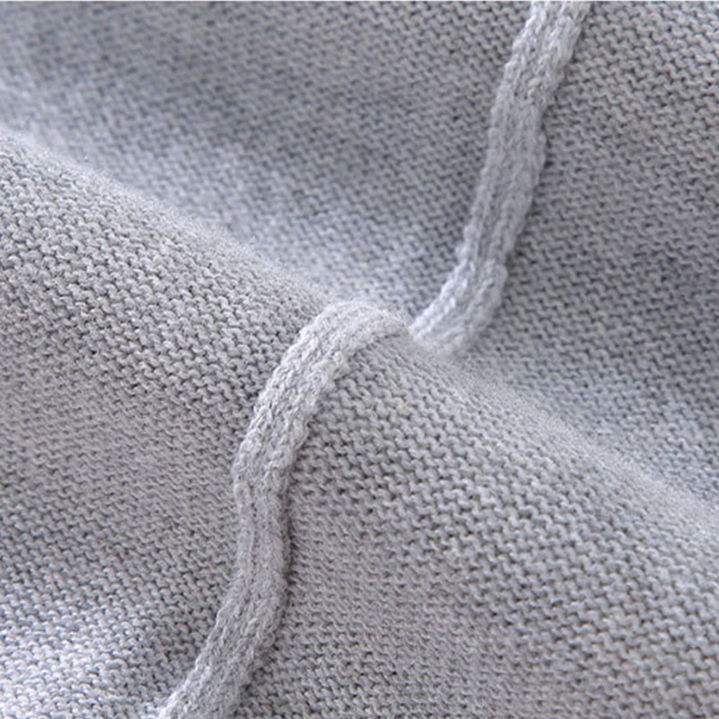 Maglione da uomo in puro cotone con collo alto, maniche lunghe e orlo a coste tinta unita, motivo Buddha Stones - image 9