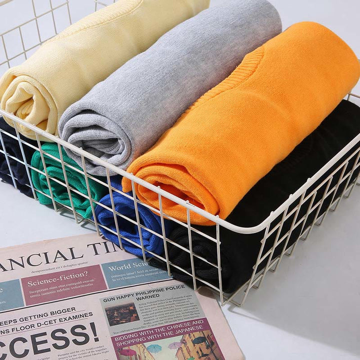 Maglione da uomo a maniche lunghe con scollo rotondo in puro cotone termico con motivo a coste Buddha Stones - image 15