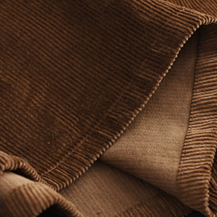 Gonna da donna in velluto a coste semplice Buddha Stones, lunghezza 7-8, con tasche - image 13