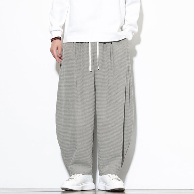 Pantaloni harem da uomo in velluto a coste di puro cotone con tasche, alla caviglia , Buddha Stones - image 14