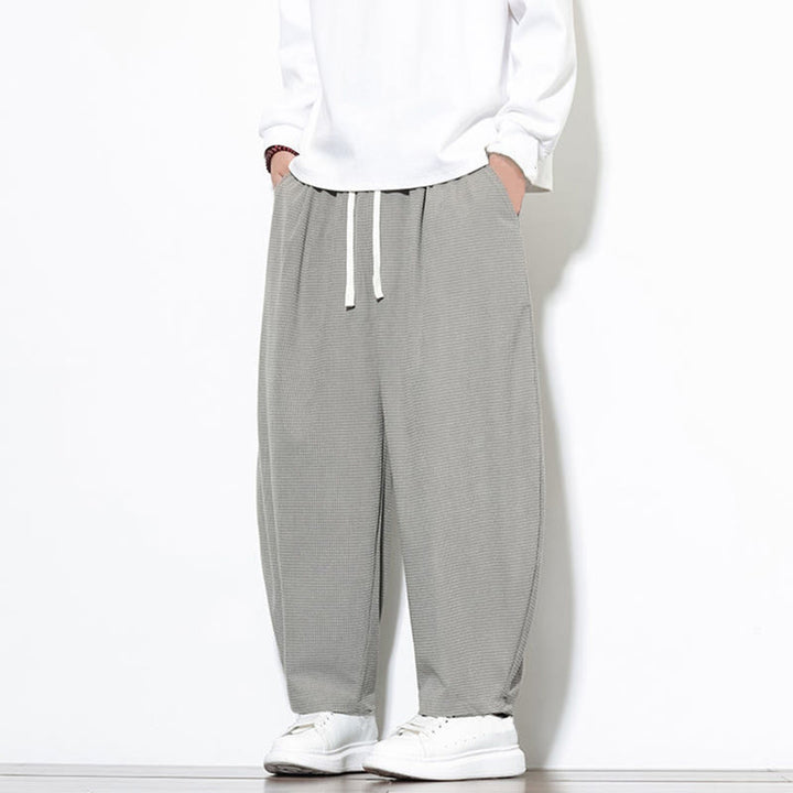Pantaloni harem da uomo in velluto a coste di puro cotone con tasche, alla caviglia , Buddha Stones - image 9