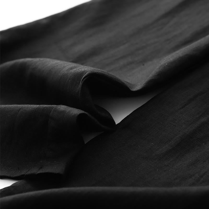 Pantaloni da donna in cotone con tasche, casual e tinta unita , Buddha Stones - image 13