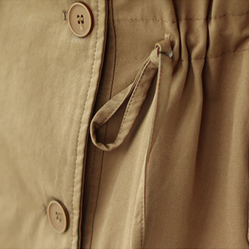 Giacca in cotone con bottoni a maniche lunghe da donna Buddha Stones - image 16