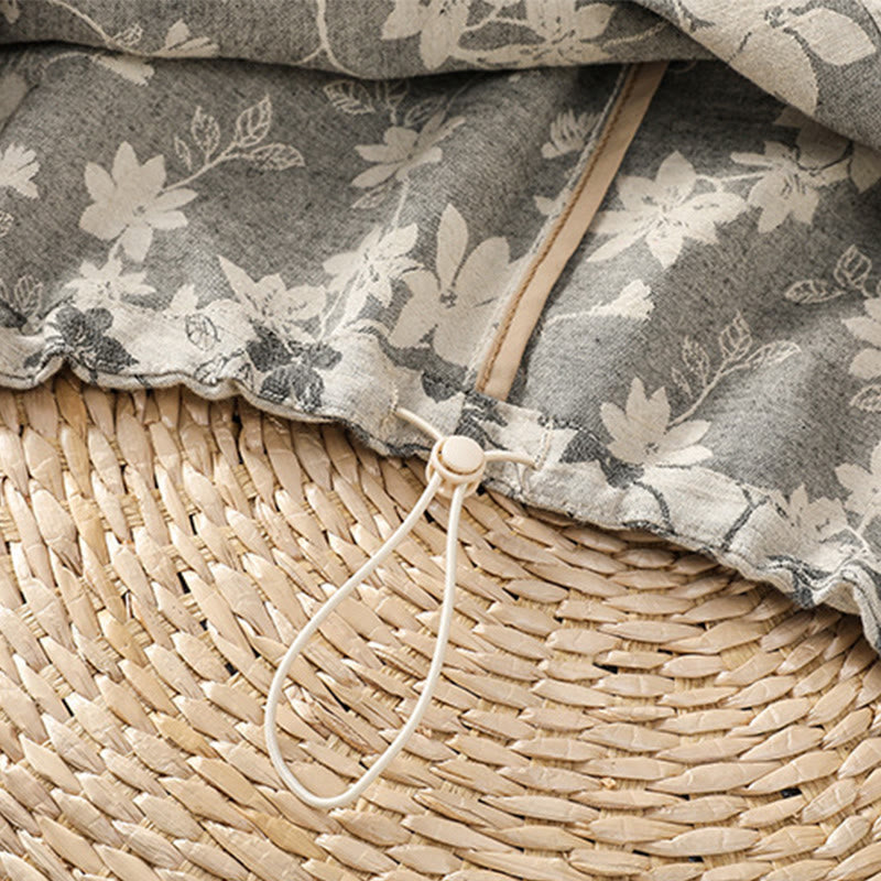 Camicia casual da donna in poliestere a maniche lunghe con motivo stampato Buddha Stones - image 9