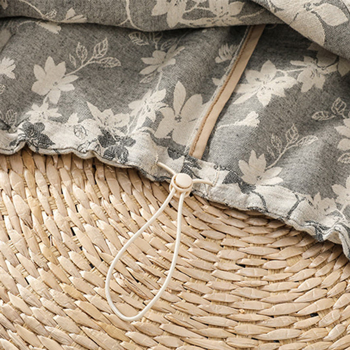 Camicia casual da donna in poliestere a maniche lunghe con motivo stampato Buddha Stones - image 9