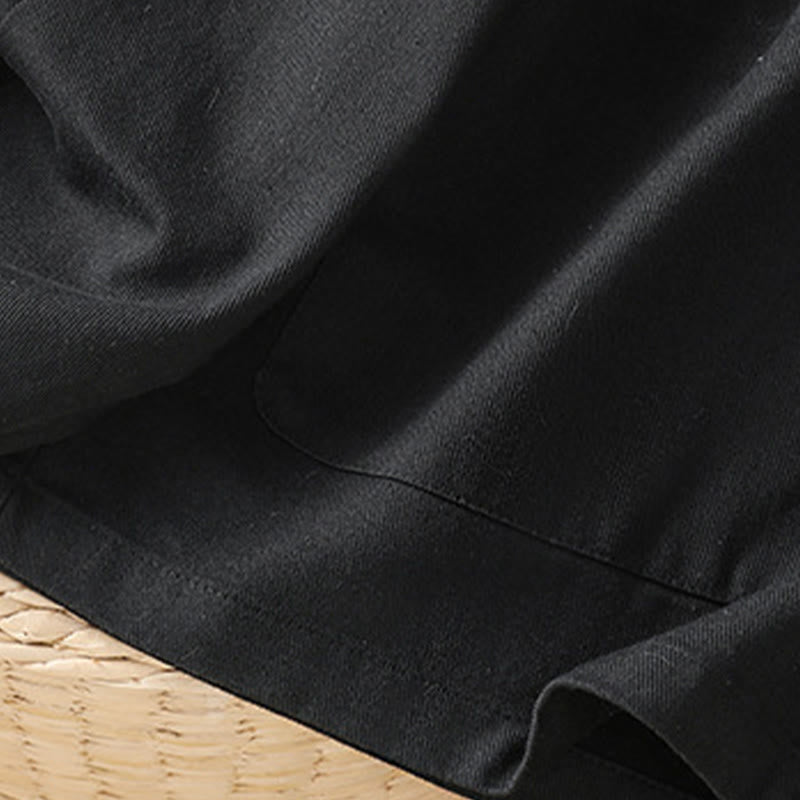 Camicia casual da donna in cotone e poliestere con maniche lunghe e collo alto, Buddha Stones, con tasche - image 16