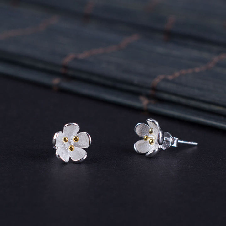 Buddha Stones in argento sterling 925 con stami dorati  - image 8