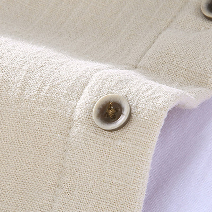 Giacca da uomo Buddha Stones con collo classico, maniche lunghe, foderata in pile termico e in ramia, con tasche. - image 8